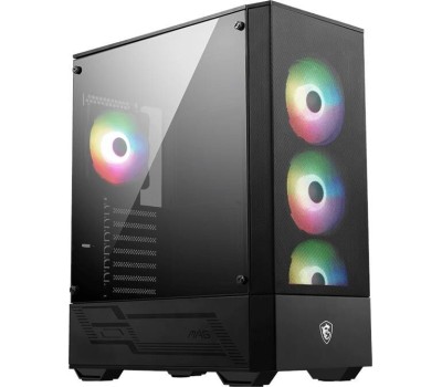 Корпус для ПК MSI Корпус MAG FORGE 112R Mid-Tower, ATX, 2xUSB 3.2, Audio I/O, 4x120mm ARGB Fan, 6-ch Light controller, Front metal MESH, Up to 330mm GPU, Tempered Glass (949679)