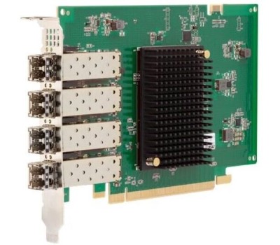 Сетевой адаптер EMULEX Сетевой адаптер Broadcom LPe31004-M6 Gen 6 (16GFC), 4-port, 16Gb/s, PCIe Gen3 x8, LC MMF 100m, трансиверы установлены. Not upgradable to 32GFC (011377) {5}