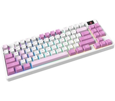Клавиатура MSI Клавиатура GAMING RU FORGE GK600 TKL W VIOLET RU