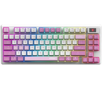 Клавиатура MSI Клавиатура GAMING RU FORGE GK600 TKL W VIOLET RU