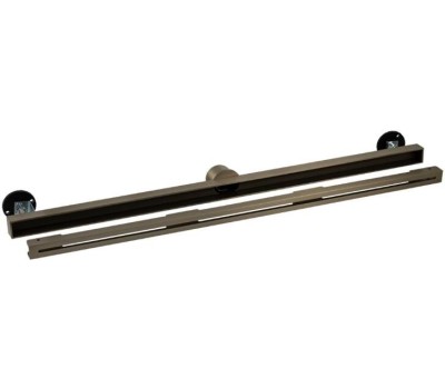 САНАКС - Трап 800х32 мм, нержавеющая сталь, линейный, вертикальный, щелевой, с сухим затвором, цвет ЗОЛОТО МАТОВОЕ. 40062