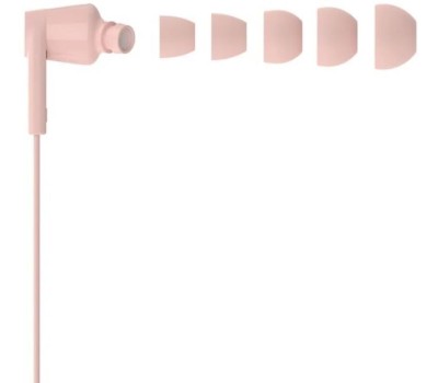 BELKIN Проводные наушники SoundForm Wired USB-C with Adjustable Volume Limiter Headphones с регулируемым ограничением громкости. Цвет: розовый