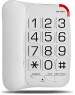 Телефон проводной TEXET TX-201 белый