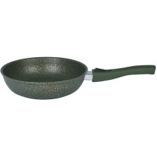 Сковорода КУКМОР 241tsml а/пр литая 24см съемн/руч Trendy style malachite