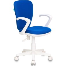 Кресло БЮРОКРАТ Кресло детское KD-W10AXSN синий 26-21 крестовина пластик пластик белый