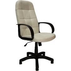 Кресло компьютерное ЯРКРЕСЛА Кр45 ТГ ПЛАСТ ЭКО5 (экокожа белая)