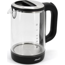 Чайник стеклянный электрический ATLANTA ATH-2475 (black)