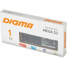 DIGMA Накопитель SSD PCIe 3.0 x4 1TB DGSM3001TS33T Mega S3 2280