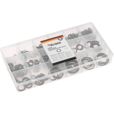 KRANZ Набор резиновых уплотнительных колец 3-22мм (225 шт/уп)