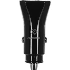 DIGMA Автомобильное зарядное устройство DGC2B, USB-C, 20Вт, 3A, черный [dgc2b0f010bk]