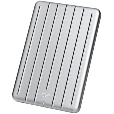 внешний диск SILICON POWER 1ТБ Внешний диск HDD Armor A75, USB 3.2, серебристый [sp010tbphda75s3s]