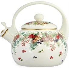 Чайник AGNESS ЧАЙНИК ЭМАЛИРОВАННЫЙ СО СВИСТКОМ СЕРИЯ 