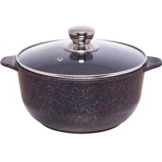 Кастрюля ТРАДИЦИЯ Кастрюля а/пр литая 4,0л стекл/кр Сапфир ТМ