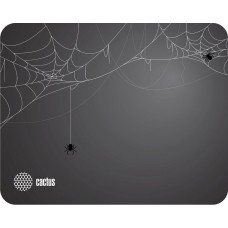 Коврик для мыши CACTUS Коврик для мыши Spider gray черный, ткань, 250х200х3мм [cs-mp-d13s]