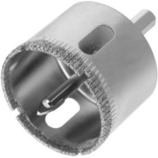 СИБРТЕХ Сверло по керамической плитке и стеклу, 40 х 55 мм, шестигранный хвостовик, с центрующим сверлом 72720