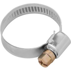 СИБРТЕХ Хомуты металлические, Стандартное болтовое крепление 20-32 мм, 2 шт, ширина 9 мм 47658