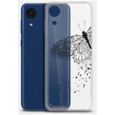 BORASCO Чехол (клип-кейс) ArtWorks, для Samsung Galaxy A03 Core, прозрачный/рисунок [51378]