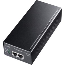 CUDY PoE-адаптер 60W Gigabit PoE+/PoE Injector, 802.3at (60W)/802.3af Standard, Data and Power Carried over The Same Cable Up to 100 Meters, Wall Mount, Metal Case