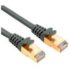 HAMA Патч-корд H-78422 STP cat.5E 1м серый RJ-45 (m)-RJ-45 (m) (00078422)