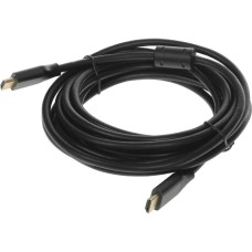 DIGMA Кабель аудио-видео HDMI (m)/HDMI (m) 5м. феррит.кольца позолоч.конт. черный (D-HDMI-V2.1-5M)
