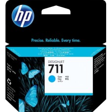 Картридж струйный HP Картридж струйный 711 CZ130A голубой (29мл) для DJ T120/T520