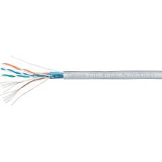 CABEUS Кабель информационный FTP-4P-CAT.5E-PATCH-GY кат.5E F/UTP 4 пары PVC внутренний 305м серый