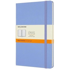 MOLESKINE Блокнот CLASSIC QP060B42 Large 130х210мм 240стр. линейка твердая обложка голубая гортензия