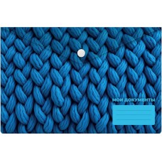 SILWERHOF Конверт на кнопке FABRIC A5 непрозрачный пластик 0.25мм