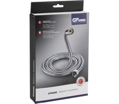 Шланг GFMARK 01002 Шланг душевой 1/2 пружинный 1,5 м.-2м металл