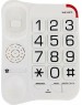 Телефон проводной TEXET TX-201 белый