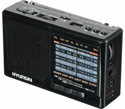 Радиоприемник HYUNDAI H-PSR140 черный
