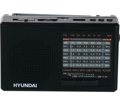 Радиоприемник HYUNDAI H-PSR140 черный
