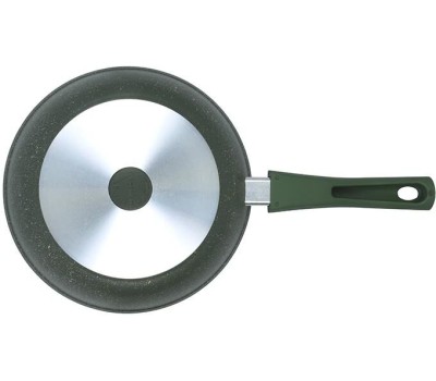 Сковорода КУКМОР 241tsml а/пр литая 24см съемн/руч Trendy style malachite