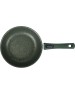 Сковорода КУКМОР 241tsml а/пр литая 24см съемн/руч Trendy style malachite