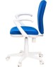 Кресло БЮРОКРАТ Кресло детское KD-W10AXSN синий 26-21 крестовина пластик пластик белый