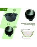 Кастрюля МЕЧТА 42802 Гранит black 2л