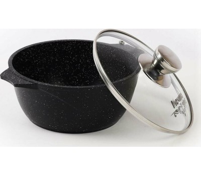 Кастрюля МЕЧТА 42802 Гранит black 2л