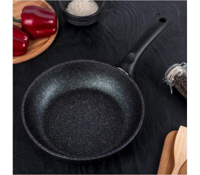Сковорода KUKMARA сгг240а а/пр литая 24см Granit ultra blue