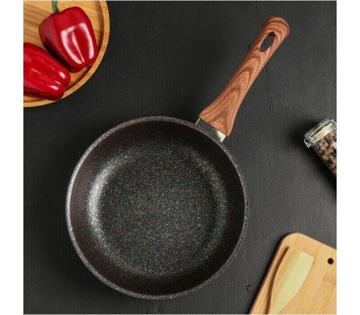 Сковорода KUKMARA сгг240а а/пр литая 24см Granit ultra blue
