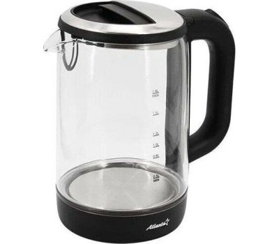 Чайник стеклянный электрический ATLANTA ATH-2475 (black)