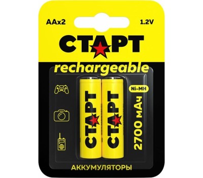 Аккумулятор СТАРТ (19341) HR6 AA 2500mAh Ni-MH BL2