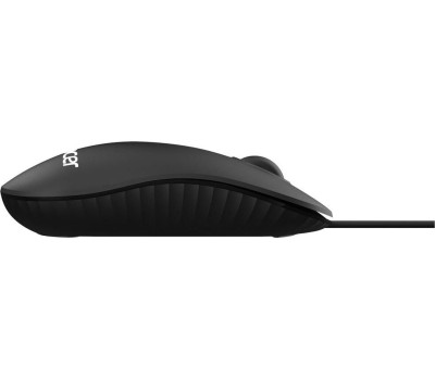 ACER Мышь OMW122 черный оптическая (1200dpi) USB (3but)