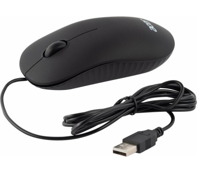 ACER Мышь OMW122 черный оптическая (1200dpi) USB (3but)