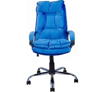 Компьютерное\Офисное кресло ЯРКРЕСЛА Кр85 ТГ СП ХРОМ HT46 (ткань голубая)