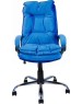 Компьютерное\Офисное кресло ЯРКРЕСЛА Кр85 ТГ СП ХРОМ HT46 (ткань голубая)