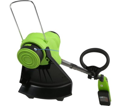GREENWORKS G24LT25K2, 24V, 25 см, с 1хАКБ 2Ач и ЗУ Триммер аккумуляторный (2107207SA)