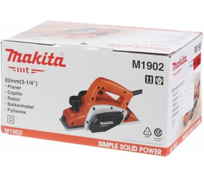 MAKITA Рубанок M1902 500Вт 82мм 16000об/мин