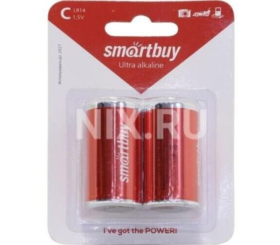 BURO Батарея Alkaline LR14 C 7500mAh (2шт) блистер