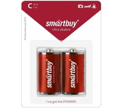 BURO Батарея Alkaline LR14 C 7500mAh (2шт) блистер