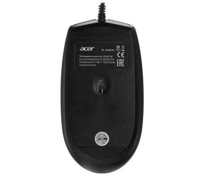 ACER Мышь OMW126 черный оптическая 1200dpi USB 3but (ZL.MCEEE.010)
